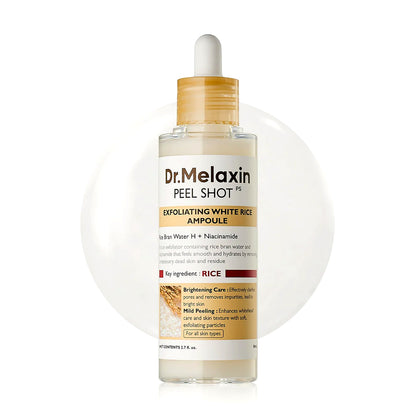 Dr. Melaxin Peel Shot Exfoliant White Rice Ampoule 80ml