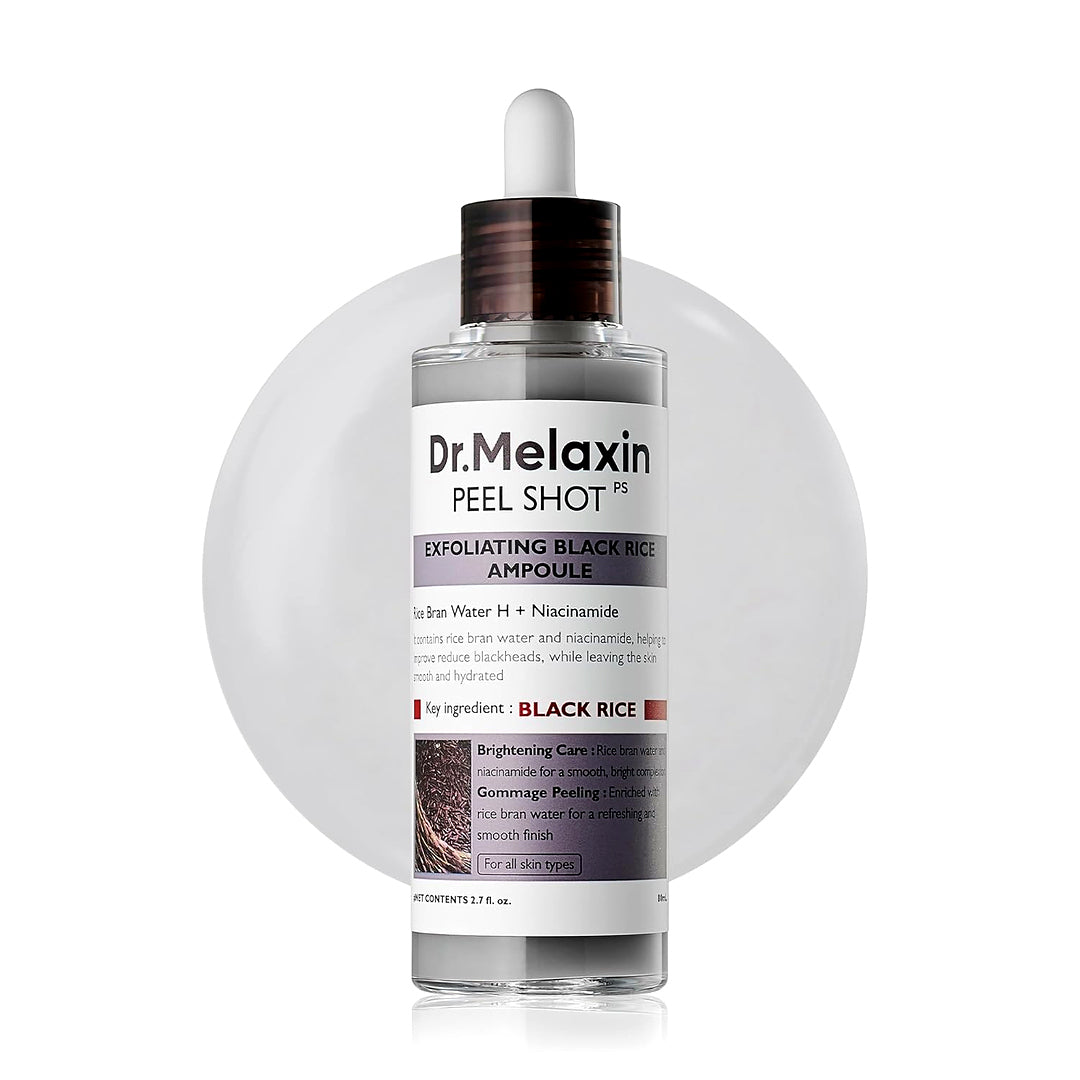 Dr. Melaxin Peel Shot Exfoliant Black Rice Ampoule 80ml