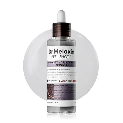 Dr. Melaxin Peel Shot Exfoliant Black Rice Ampoule 80ml