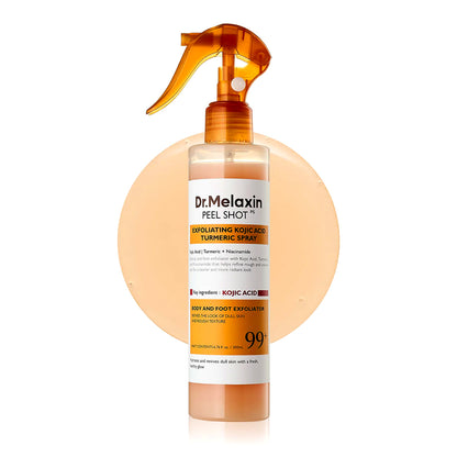 Dr. Melaxin Peel Shot Body Keratin Care Kojic Acid & Turmeric Exfoliating Spray 200ml