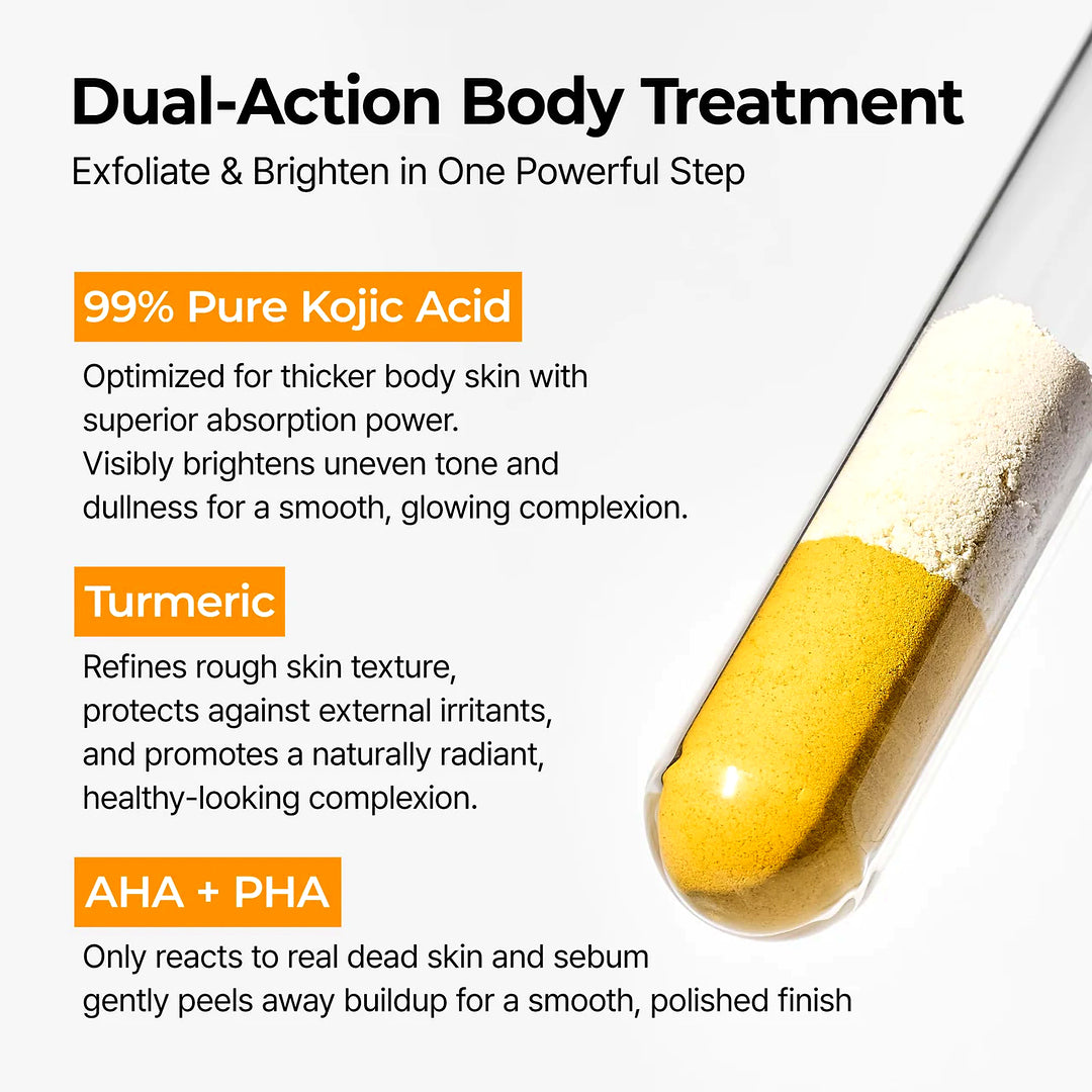 Dr. Melaxin Peel Shot Body Keratin Care Kojic Acid & Turmeric Exfoliating Spray 200ml
